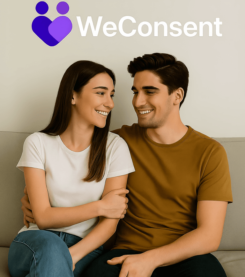 Happy couple representing trust and communication in relationships